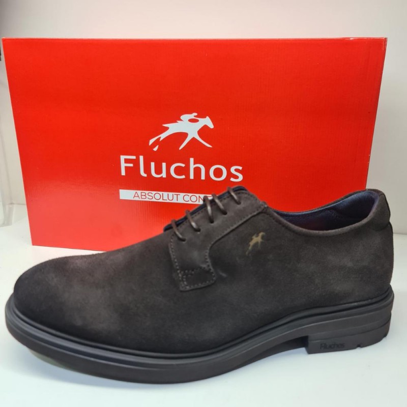 Zapato Cordones Fluchos Ante Belgas F0631