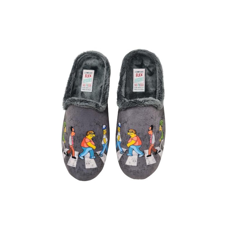 Zapatillas De Casa Paso De Cebra  Mod  904 Muyter