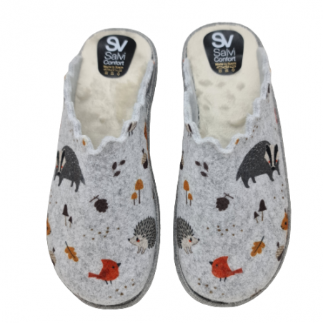 Zapatilla De Casa Animales Mod. 18T-464 Salvi