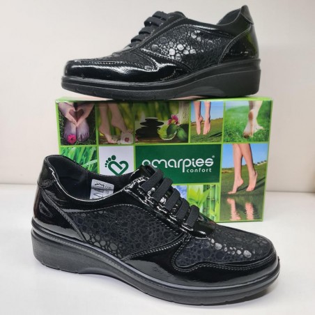 Zapato Confort Elásticos Amarpies Mod 25363 