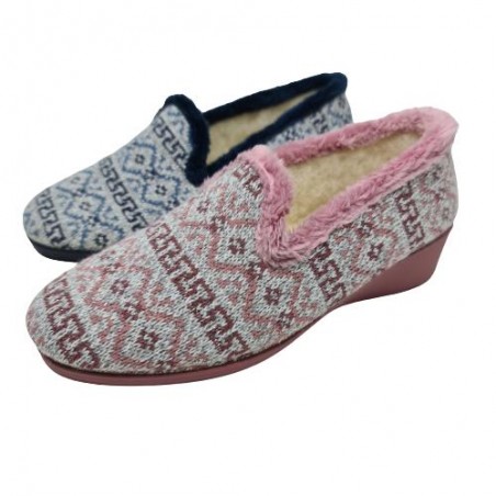 Zapatilla Cuña Punto Muyter Mod 7009