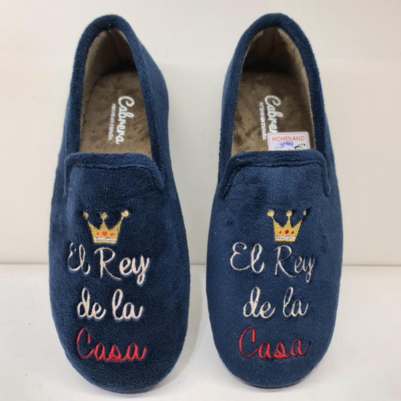 Zapatilla De Casa Cerrada El Rey De La  Casa Cabre