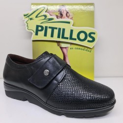 Zapato Serpiente Velcro Mod  5306 Pitillos