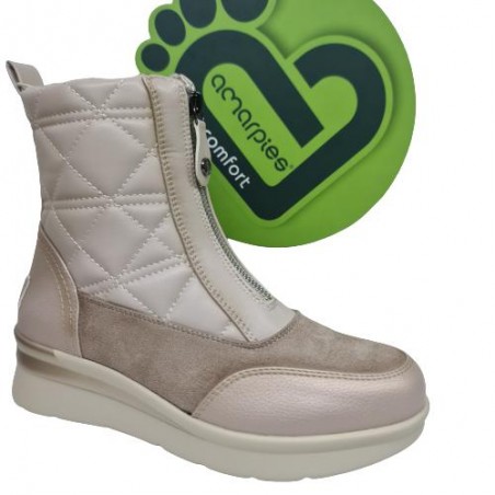 Bota Cremallera Amarpies AMD25341