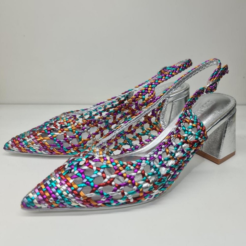Stiletto Destalonado Trenza Multi A3000