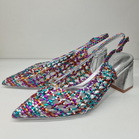 Stiletto Destalonado Trenza Multi A3000
