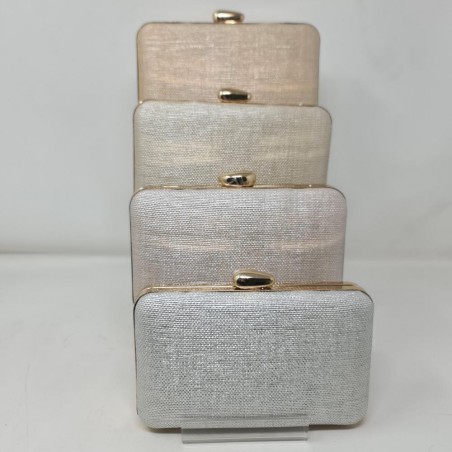 Clutch Rafia Metalizada AST20148