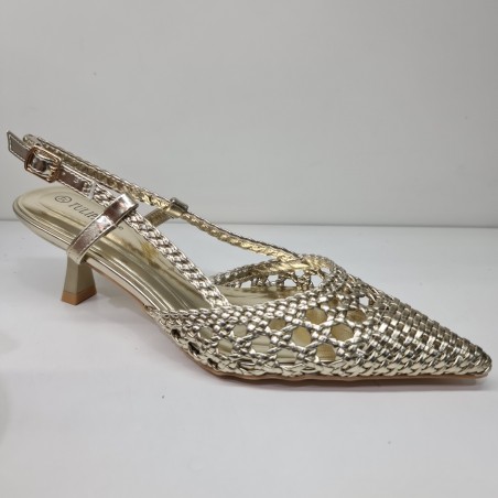 Stiletto Trenza Oro L3115