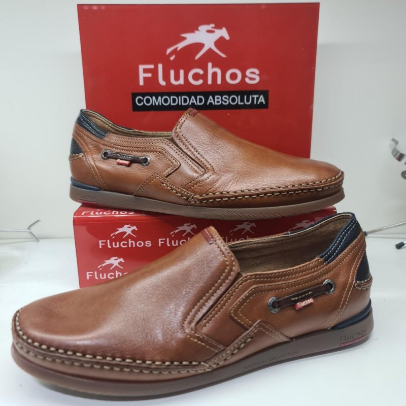 Zapato Mocasín Fluchos Mariner Cuero 9883