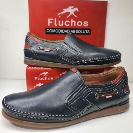 Zapato  Fluchos Mariner Marino  9883