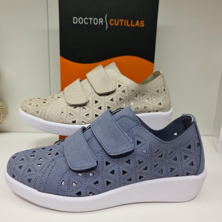 Zapato Deportivo Dos Velcros Mod  38466 Dr Cutilla