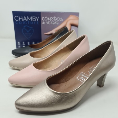 Stileto Piel. Chamby 4276