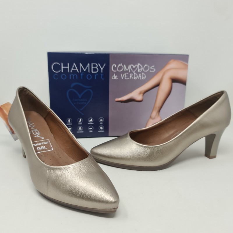 Stileto Piel. Chamby 4276
