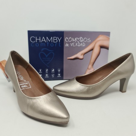 Stileto Piel. Chamby 4276