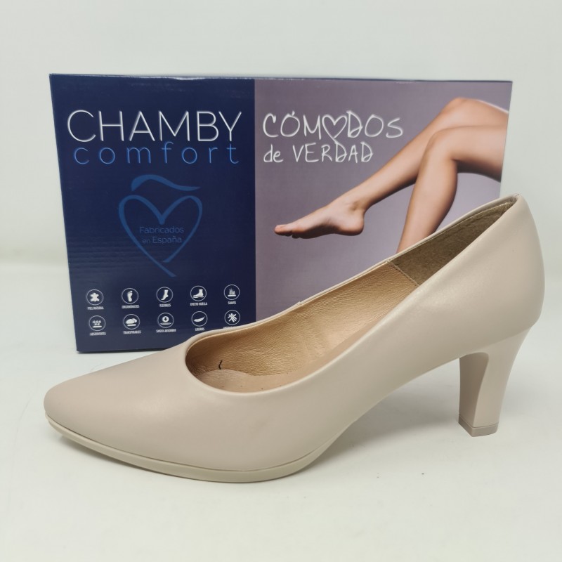 Stileto Piel. Chamby 4276