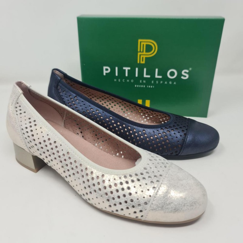 Zapato Pitillos Salon Tacon Bajo Mod 5713