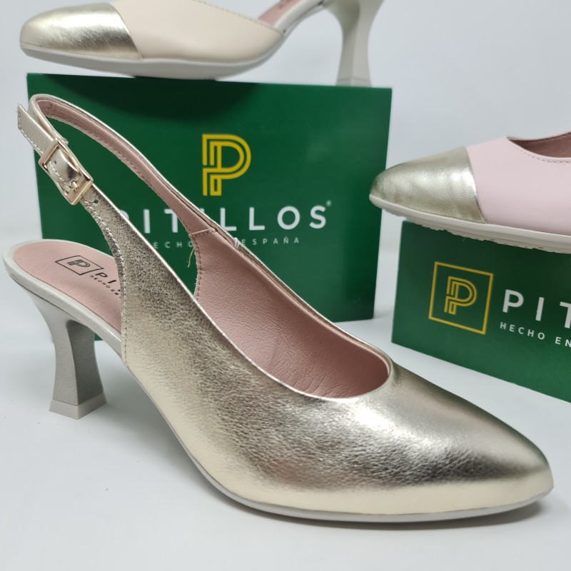 Stiletto Ptitillos Dorado Mod 5803