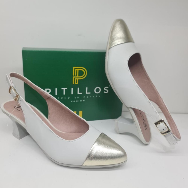 Stiletto Puntera Pitillos Destalonado Glacial 5755