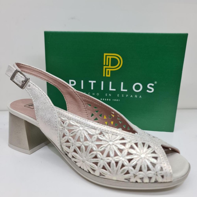 Zapato Sandalia Troquelado Mod  5691 Pitillos