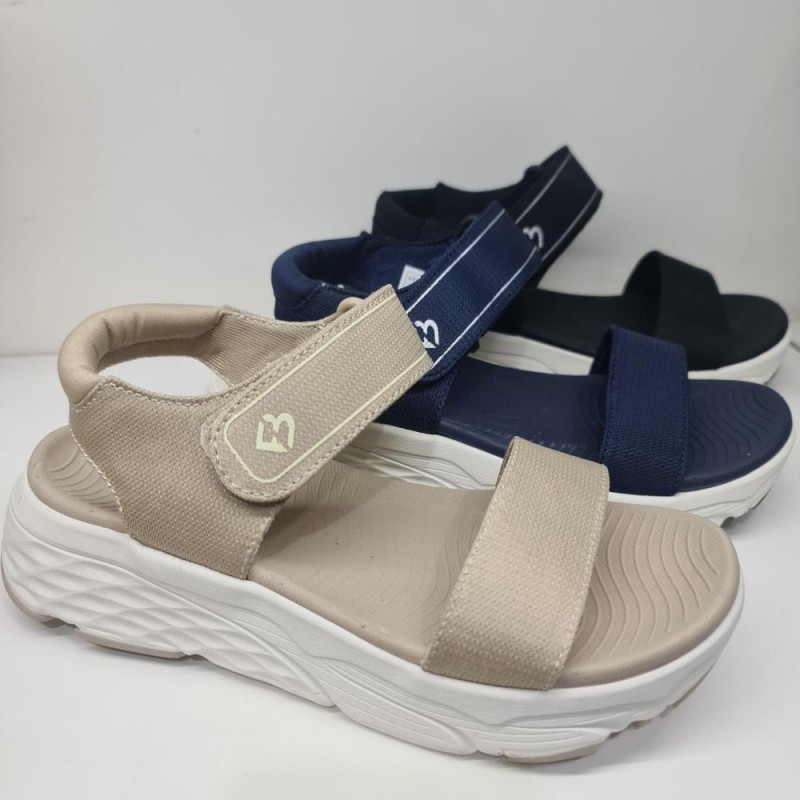 Sandalia Tiras Textil Mod  S1710 Bonino