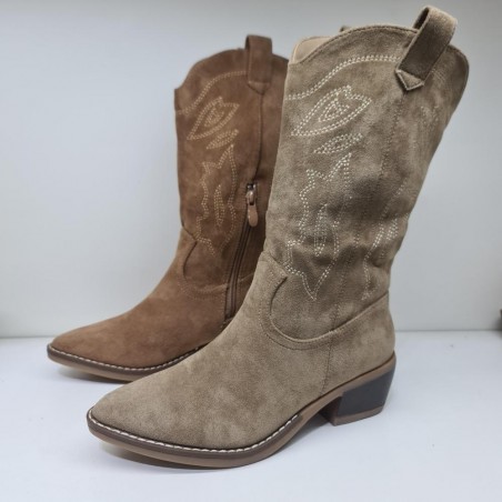 Bota Cowboy Alta Moda K5050