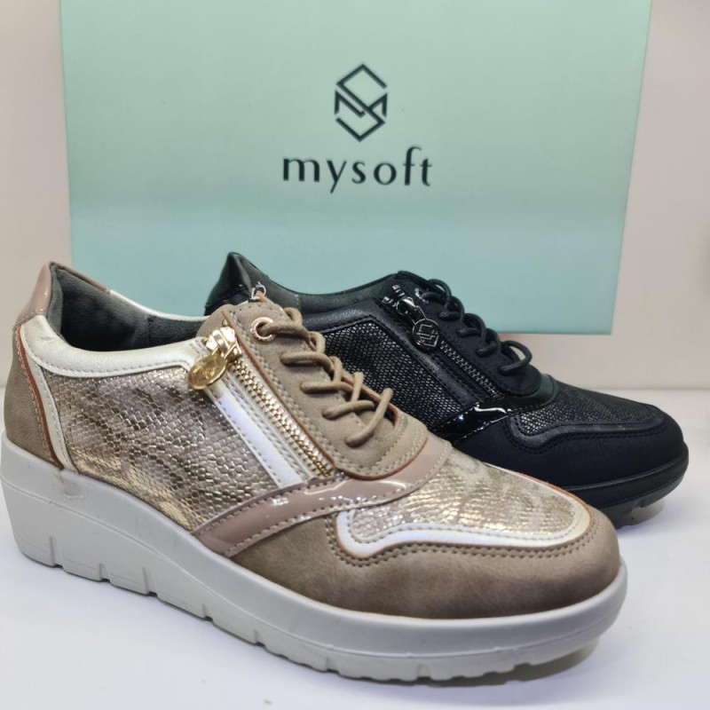 Zapato Casual Cordones Mod  24M584 Mysoft 