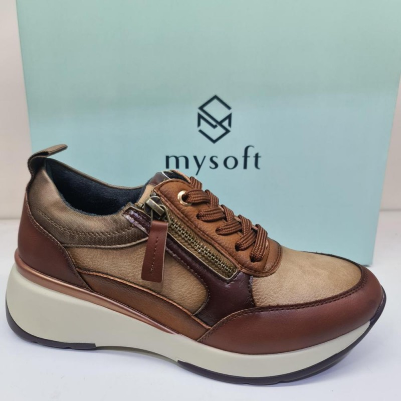 Zapato Casual Cremallera Mod  24M545 my soft