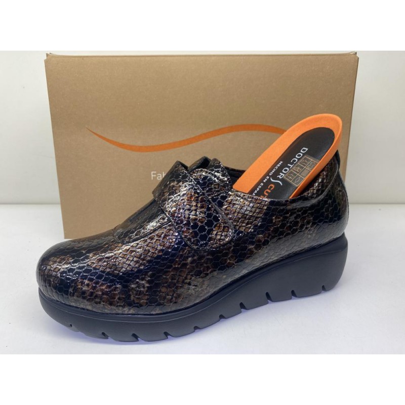 Zapato D  Cutillas Serpiente Charol 89547