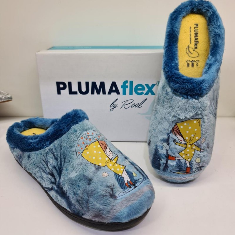 Zapatilla Chica LLuvia Plumaflex 12037