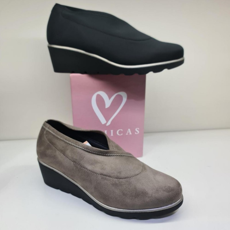 Zapato Licra Abotinado  Mod  3750 D`Chicas