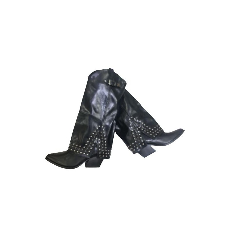 Bota Cowboy Solapa Tachas Flyfor JH28038