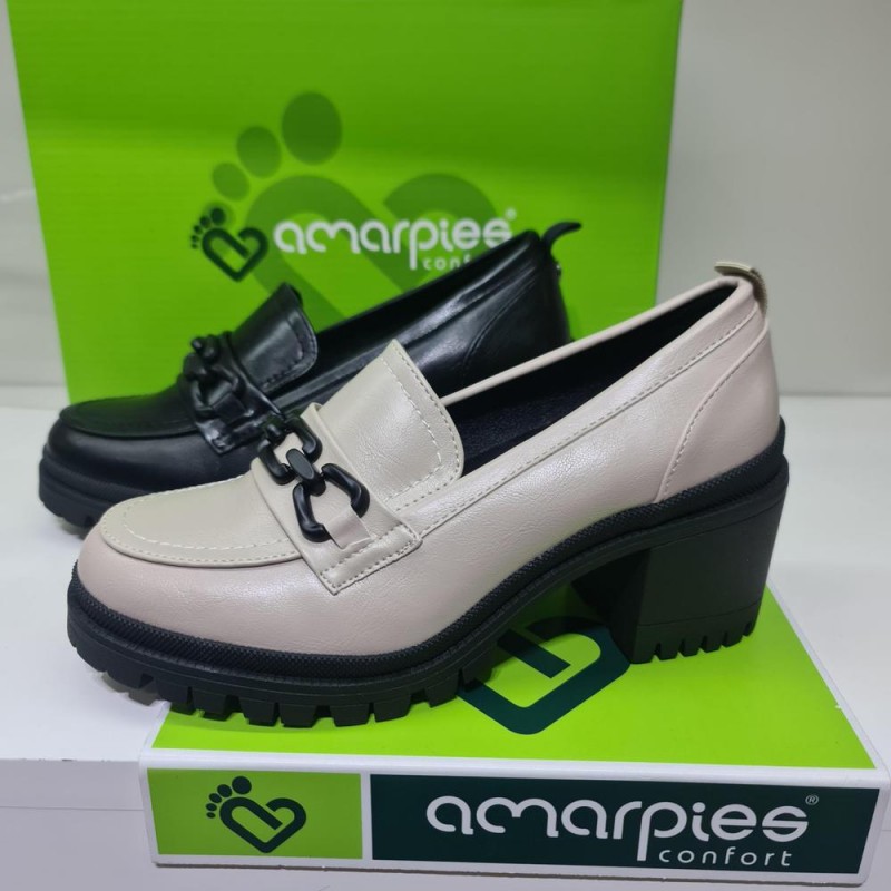 Zapato Tacón Cadena Mod  Amd27148 Amarpies