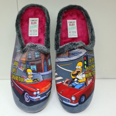 Zapatilla Simpson Coche Muyter 906