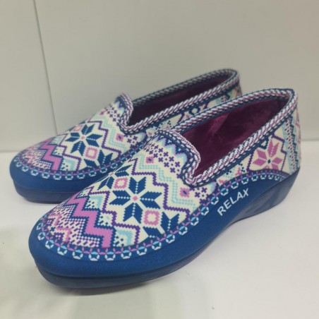 Zapatilla De Casa Cerrada Nordico Mod  7200 Alcald