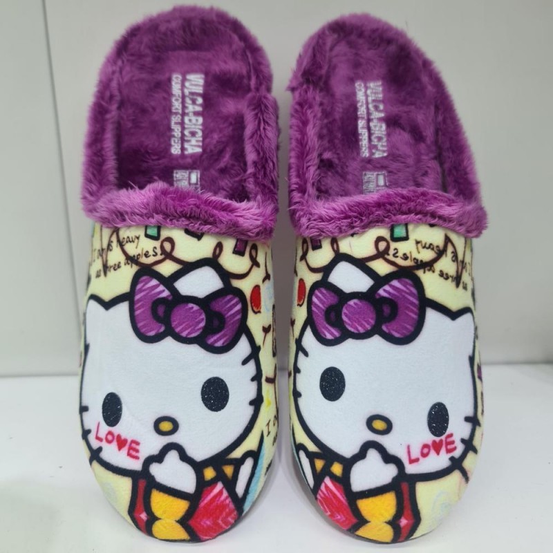 Zapatilla Casa H Kitty Vulca Bicha Mod 1369