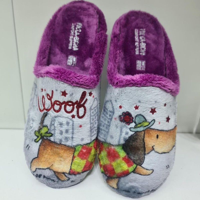 Zapatilla Perrito Salchicha Vulca Bicha Mod 1381