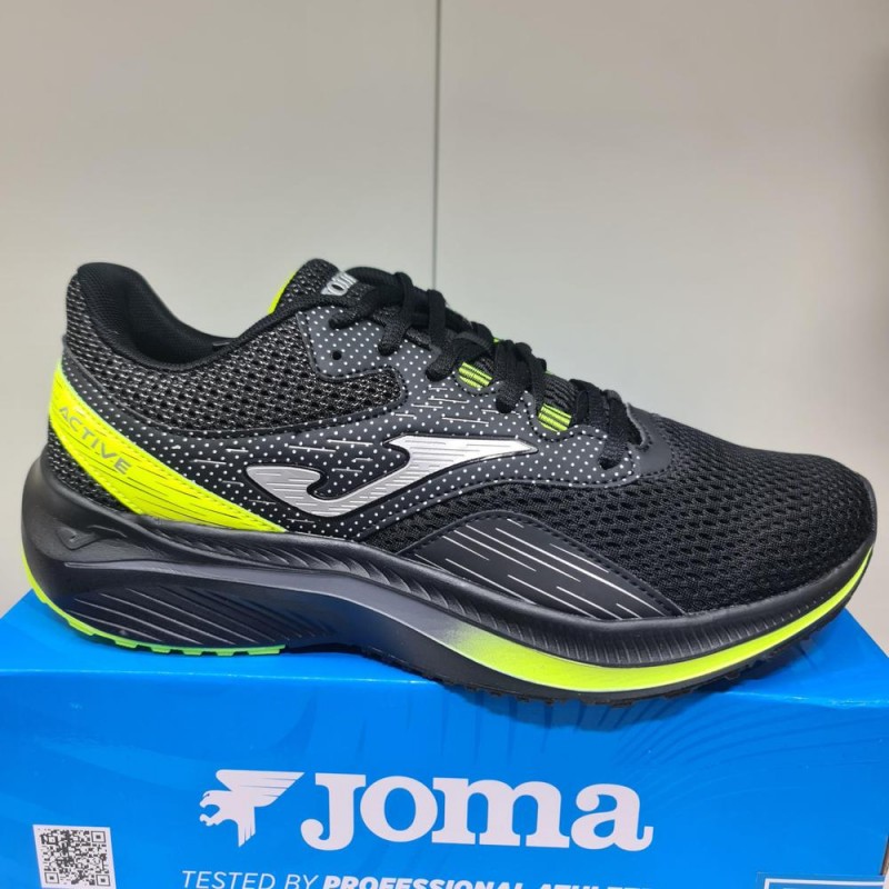 Deportiva Joma Active Black Lemon Fluor