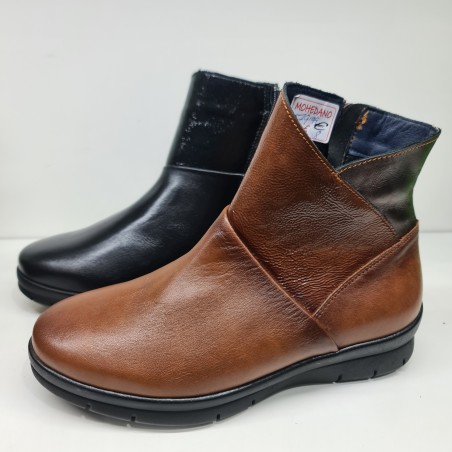 Botín Plano Piel Baerchi Mod 54074