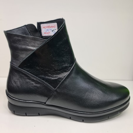 Botín Plano Piel Baerchi Mod 54074