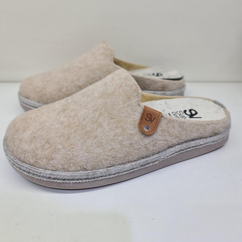 Zapatilla Salvi Confort Elfo Crema 56L-000