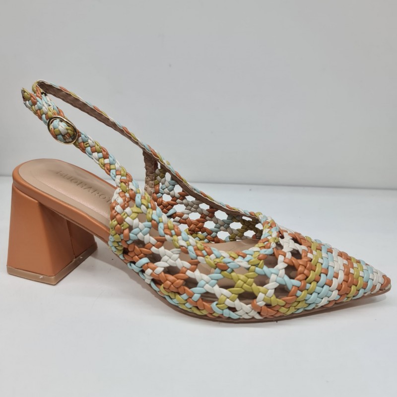 Zapato Rejilla Tacón Mod. A-3000 Buonarotti