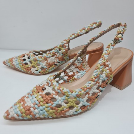 Zapato Rejilla Tacón Mod. A-3000 Buonarotti
