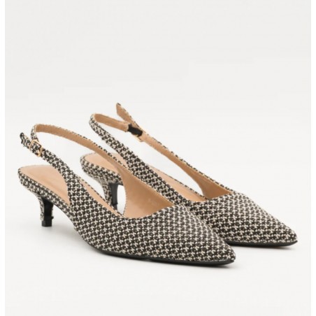 Zapato Destalonado Rafia, Mod. B-5097 Buonarotti