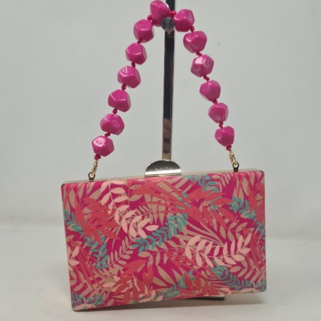 Clutch Hojas Modelo Ast20135 Lesina