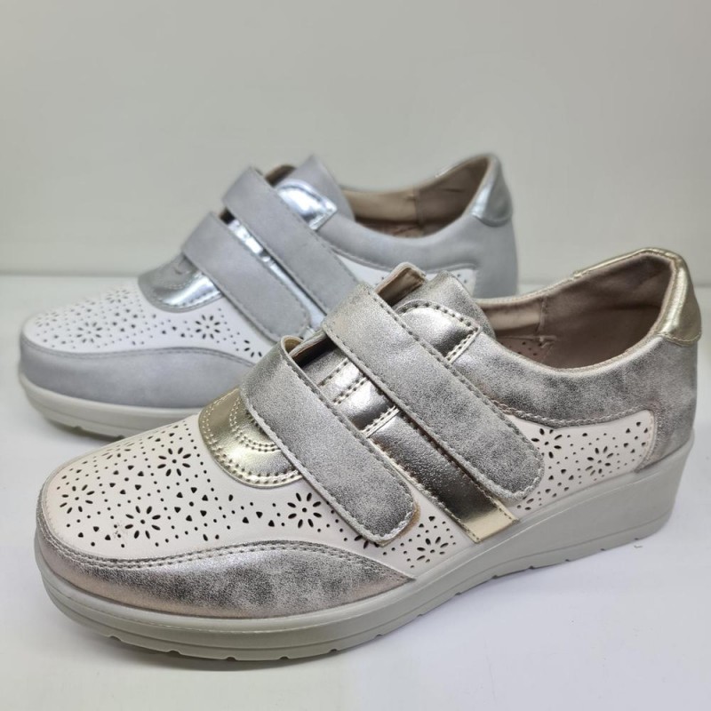Zapato Deportivo Velcro  Mod  H5053 H A