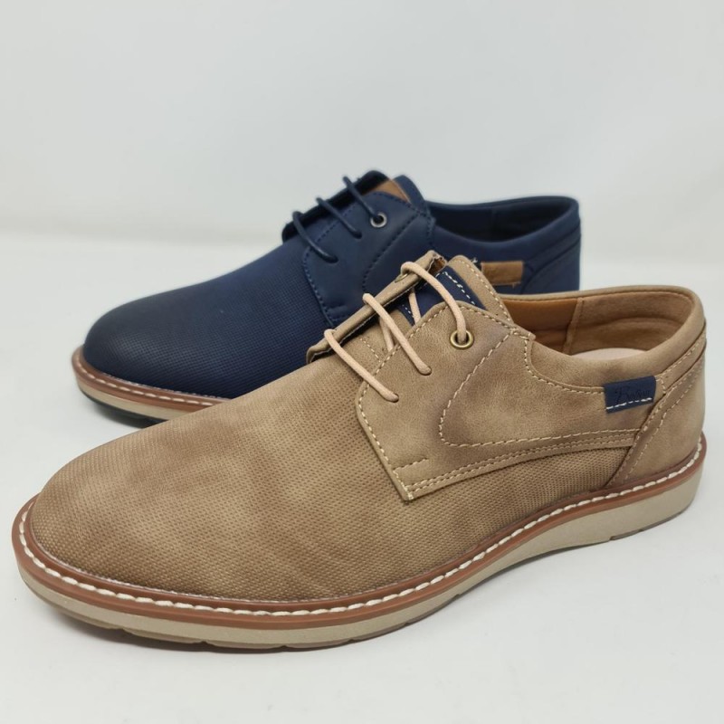 Zapato Cordón Casual  Mod  Ntb247 Boliou