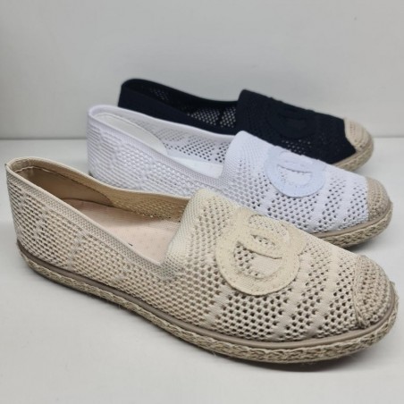 Esparteña Plana Rejilla Mod  G25006 Glamora 