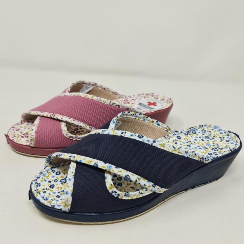Zapatilla De Casa Cruzada  Mod  1117 Muyter
