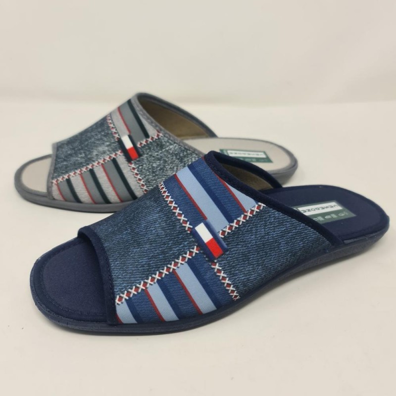 Zapatillas De Casa Tom Rayas Mod  0238  Casadona 