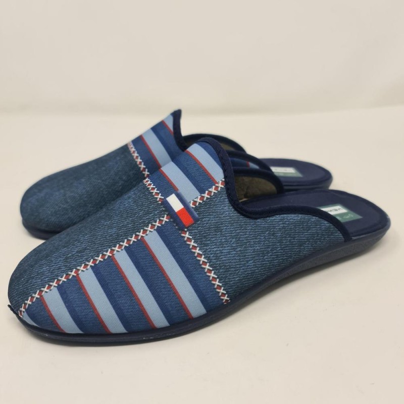 Zapatilla De Casa Rayas Tom  mOD  0224 Casadona